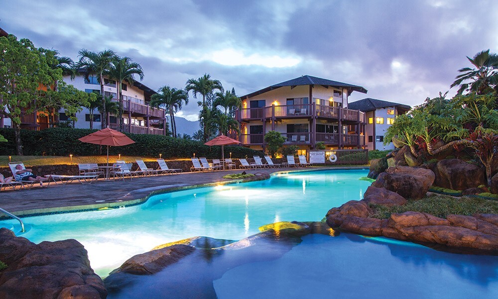 Hawaiian condo rental in Kaui for Valentines Day