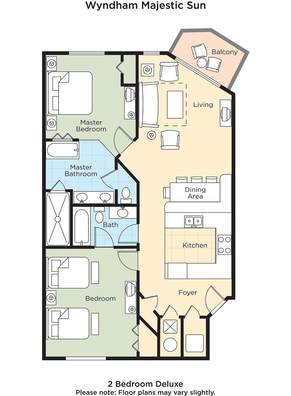 WYNDHAM MAJESTIC SUN DESTIN FL 7/4/26-7/11/26 2 BEDROOM DELUXE