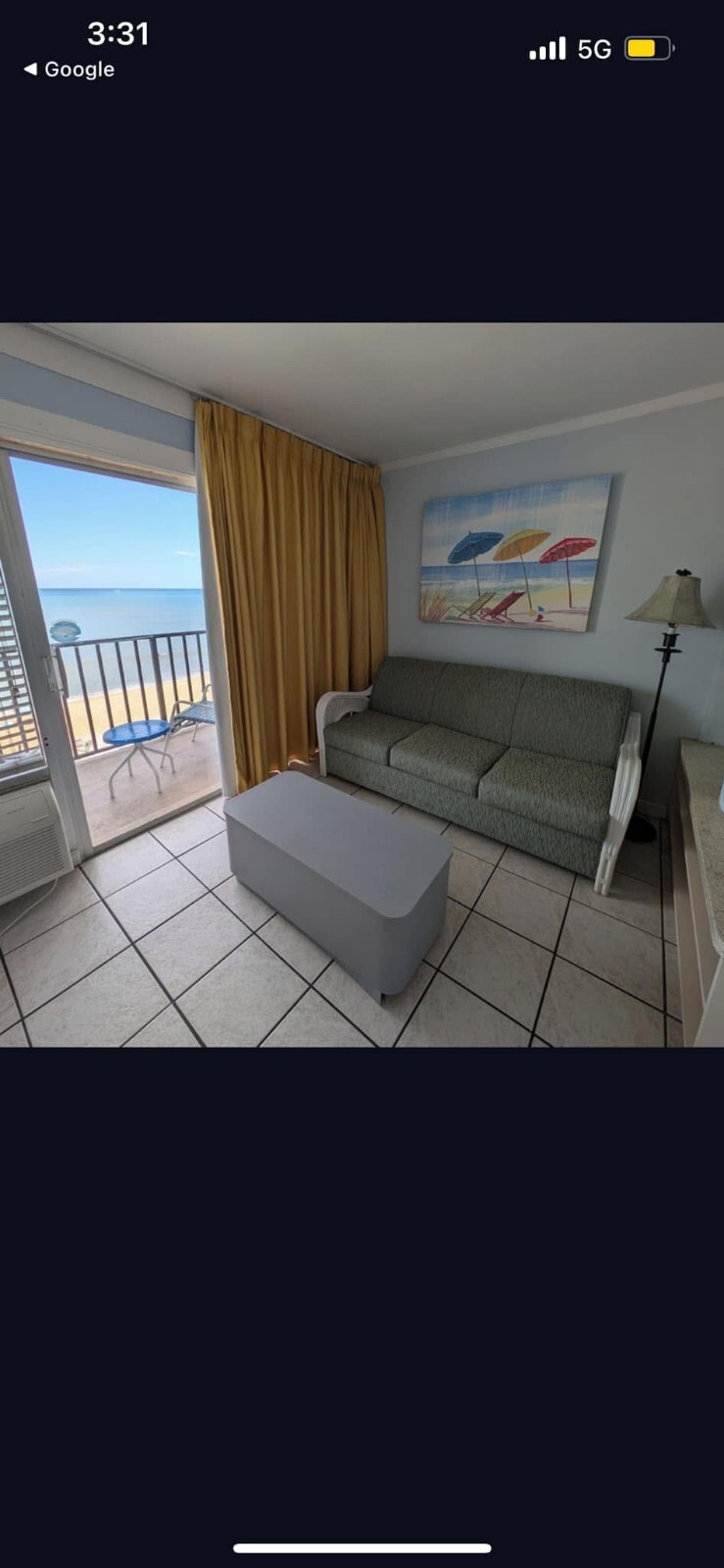 OCEANFRONT CONDO— Week in Ormond Beach, Florida: March 28-April 5, 2025
