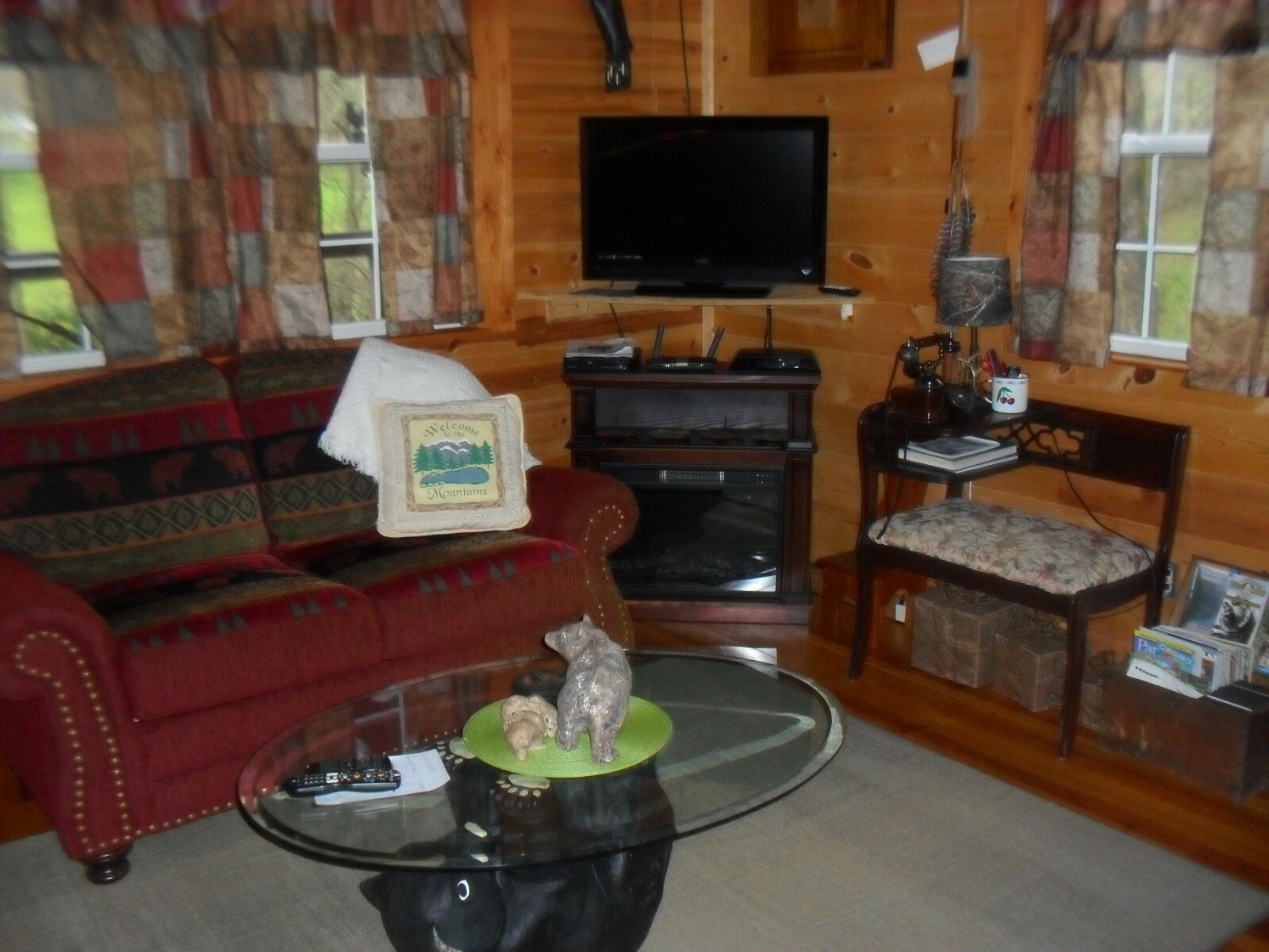 Georgia Mountain Cabin Rental Appalacian Trail,Waterfall,Wildlife,Wineries,Helen