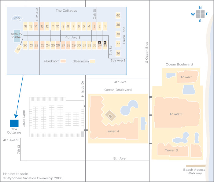 Wyndham Ocean Boulevard – OCEANFRONT N Myrtle Beach, 6-27 to 29-2 nt-2 Bedroom