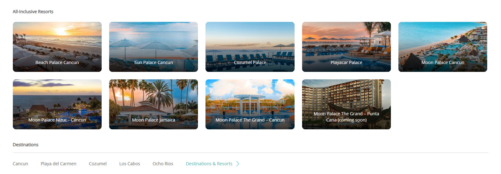 Palace Resorts VIP All-Inclusive Vacation: Mexico, Jamaica, Europe, Maldives