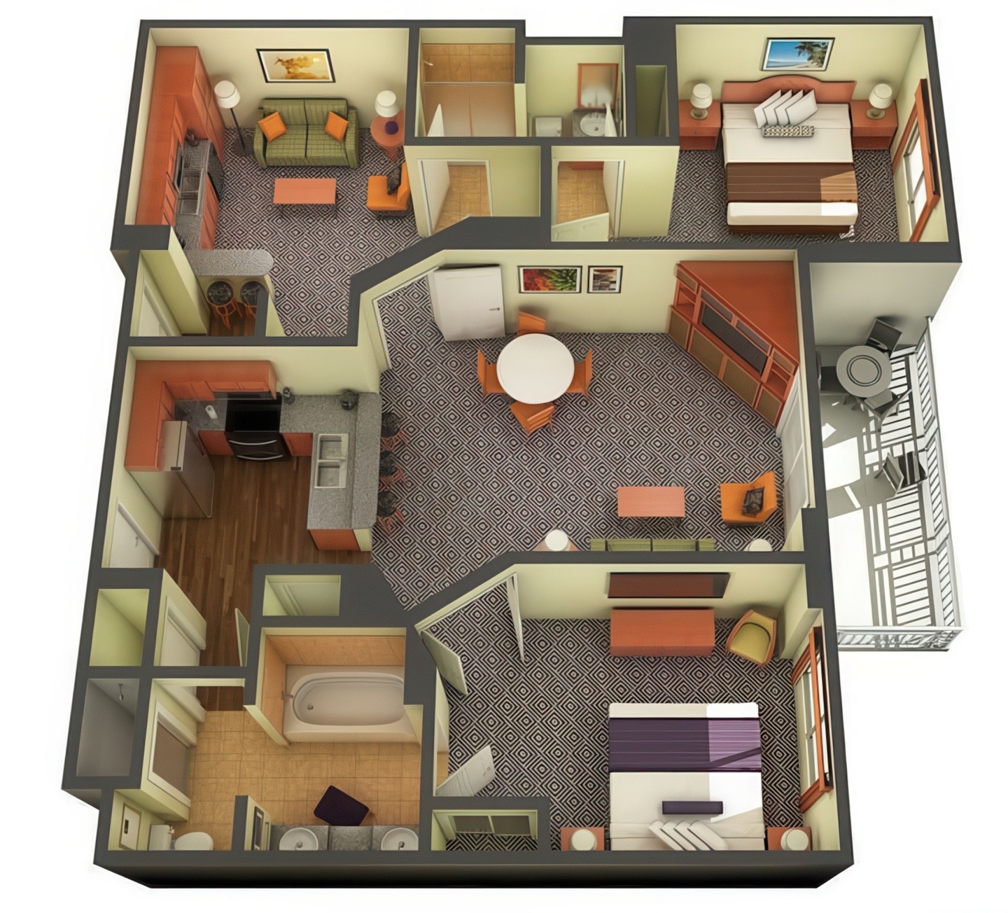 Las Vegas 2 bd 2 bath 1551 sq ft LAZY RIVER!! 5/25-26 1 night MEMORIAL WKND!