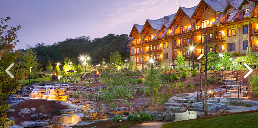 Wilderness Club Big Cedar Ridgedale MO 2-bedroom lodge – 3 nights 10/12-10/15