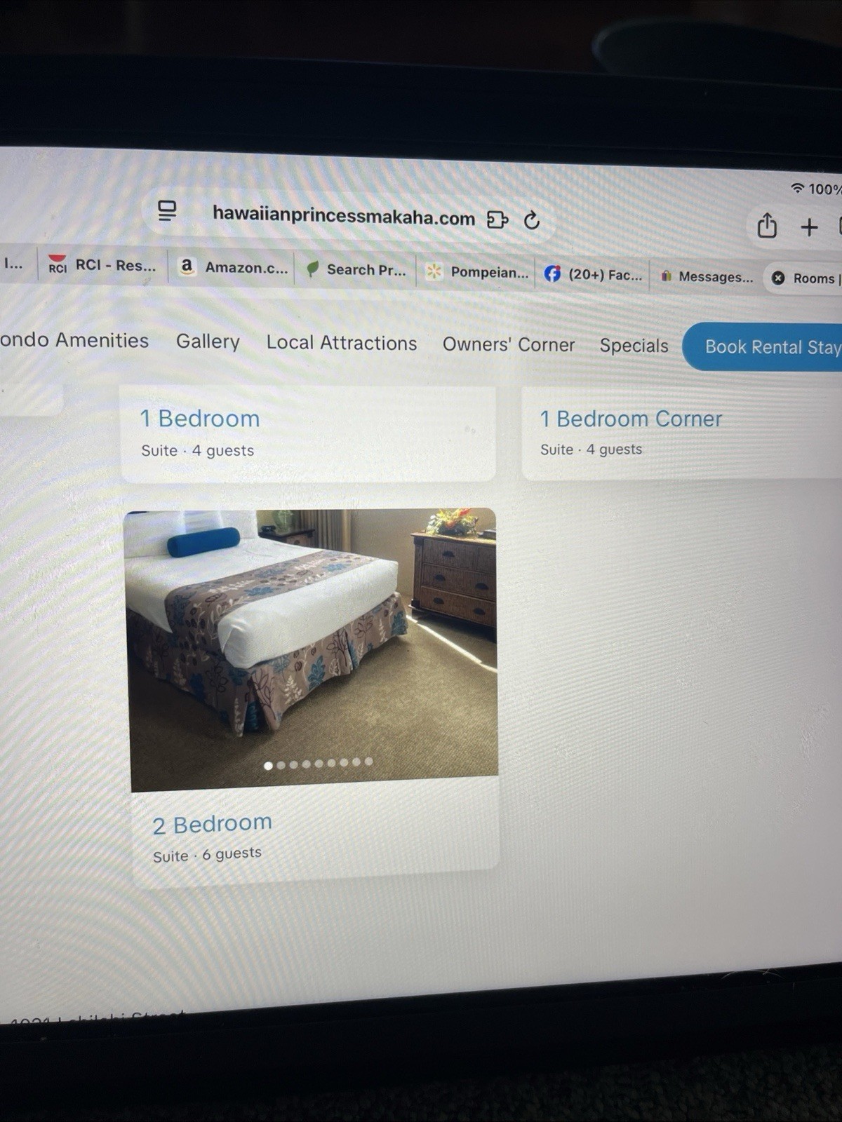 Hawaiian princess 2 br – 7/4 to 7/11/2026 – beach front 2 br 2 bath villa 102