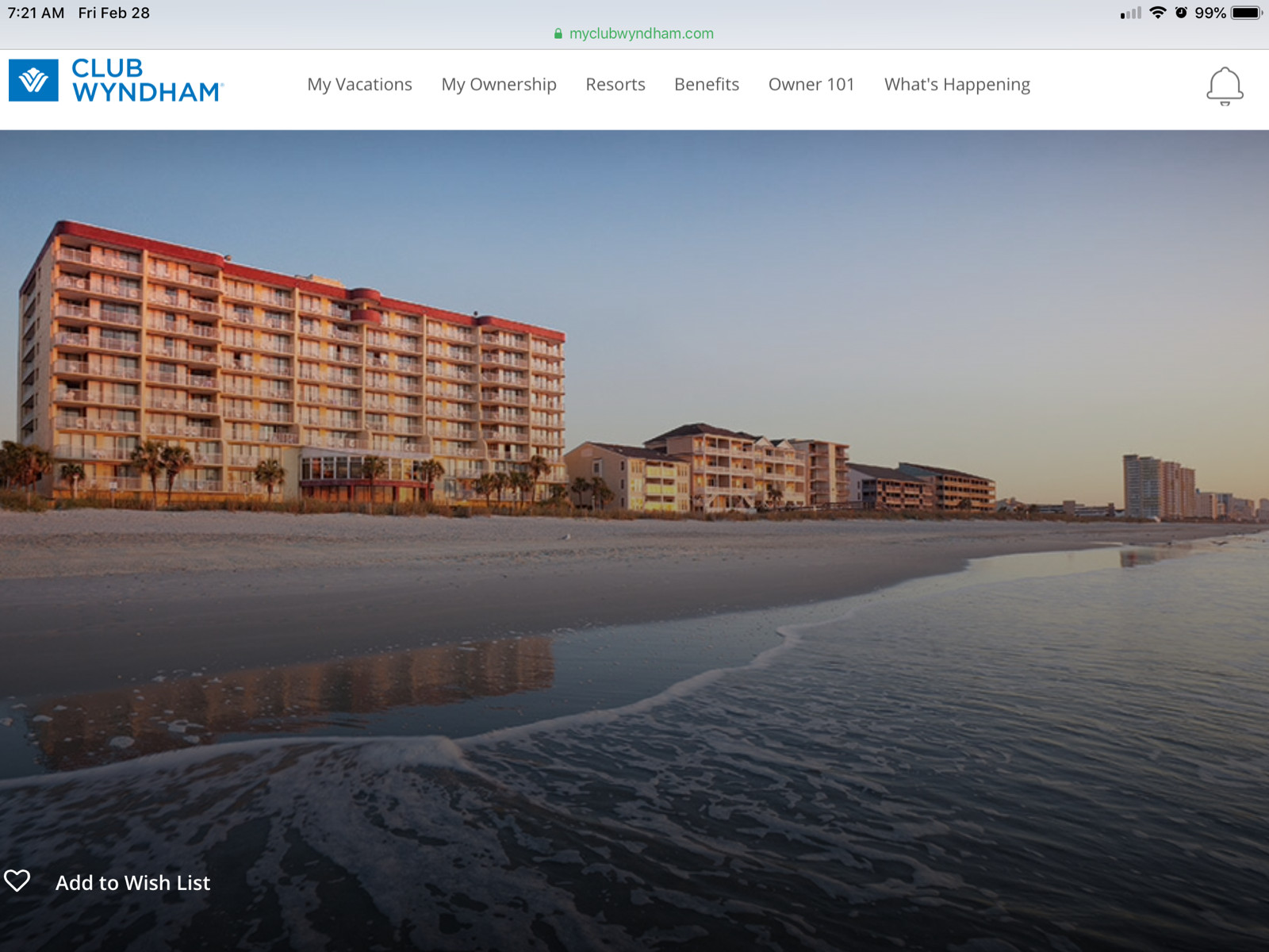 SC Wyndham Westwinds Myrtle Beach 1Br July 7/12-17 x5N End 6/27@9p