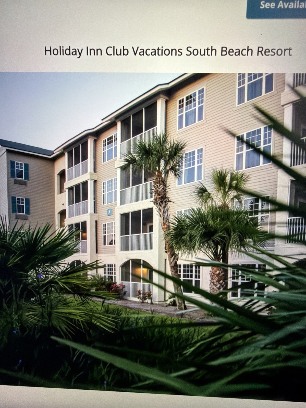 Myrtle Beach, SC Holiday Inn Club Vacations South Beach Resort