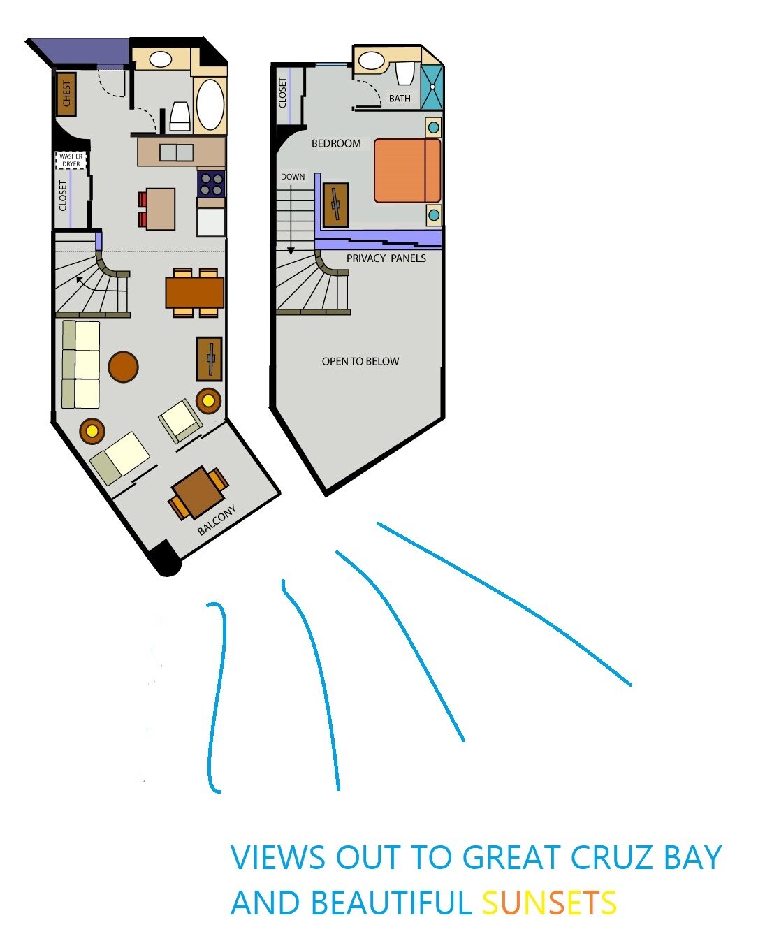 Deeded or Rent Week 6 Westin St. John USVI – 1Br/2Ba Villa – FEB 10-17, 2024