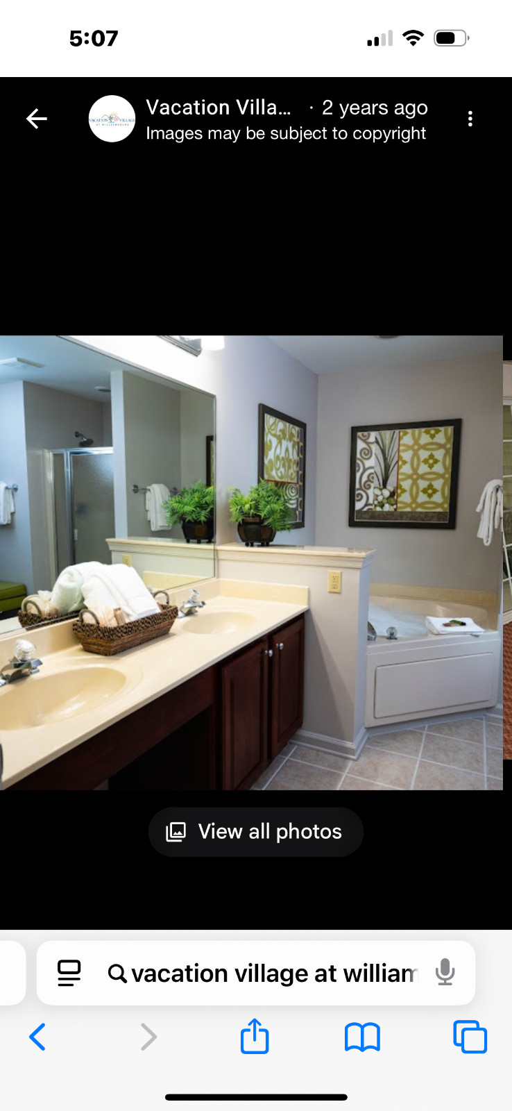 2B/2B Condo At Vacation Village In Williamsburg , Virginia