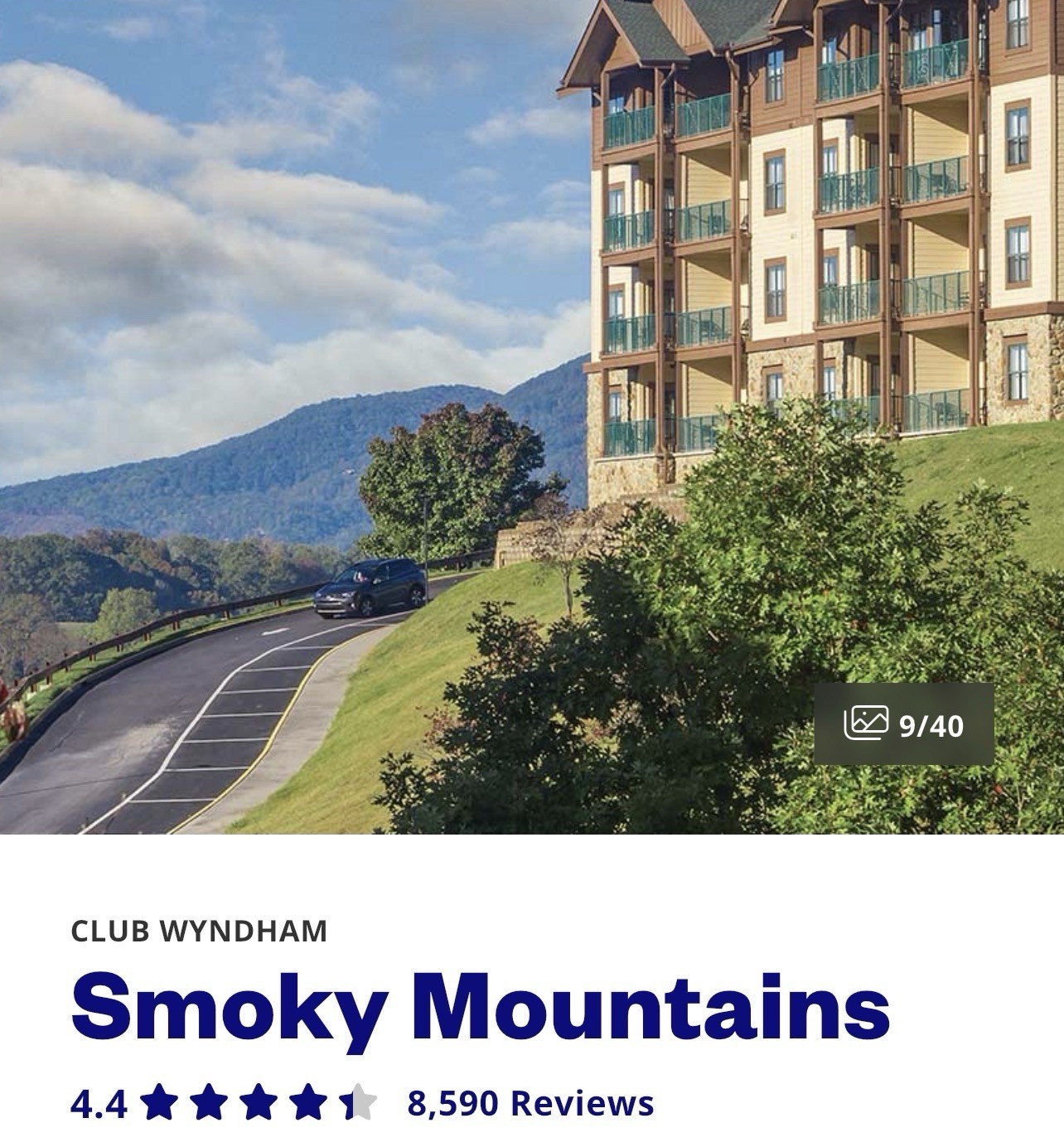 WYNDHAM Smoky Mountains 2 Bdrm DELUXE 4 Nights RENTAL 8/10 – 8/14 2026 Tennessee