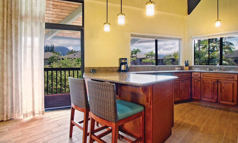 Hawaiian condo rental in Kaui for Valentines Day