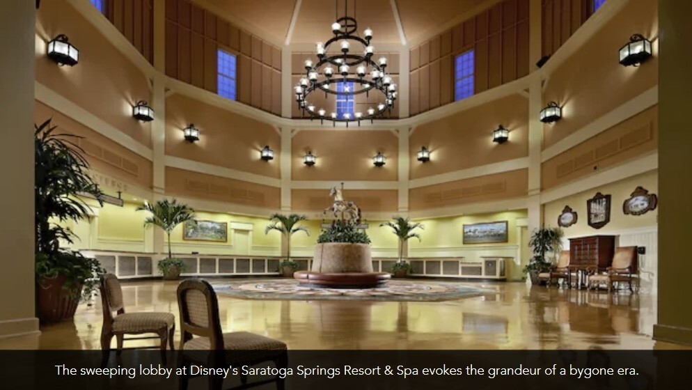 Disney’s Saratoga Springs Resort Hotel DisneyWorld ANY 3 Nights ANY YEAR 1 BR