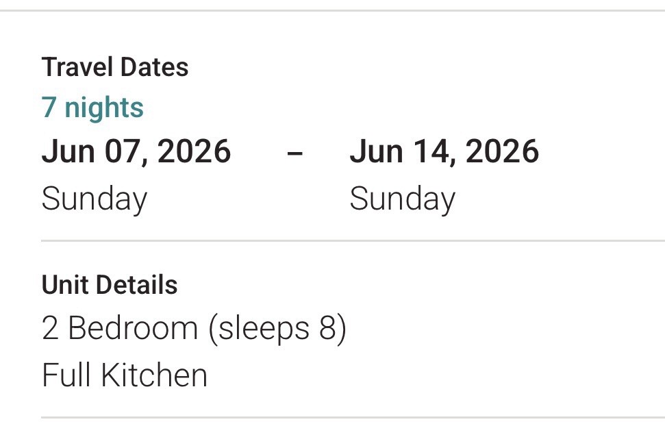 May, June, July Dates ~ Vacation Village at Weston -Florida- 2 BR / 2 Bth