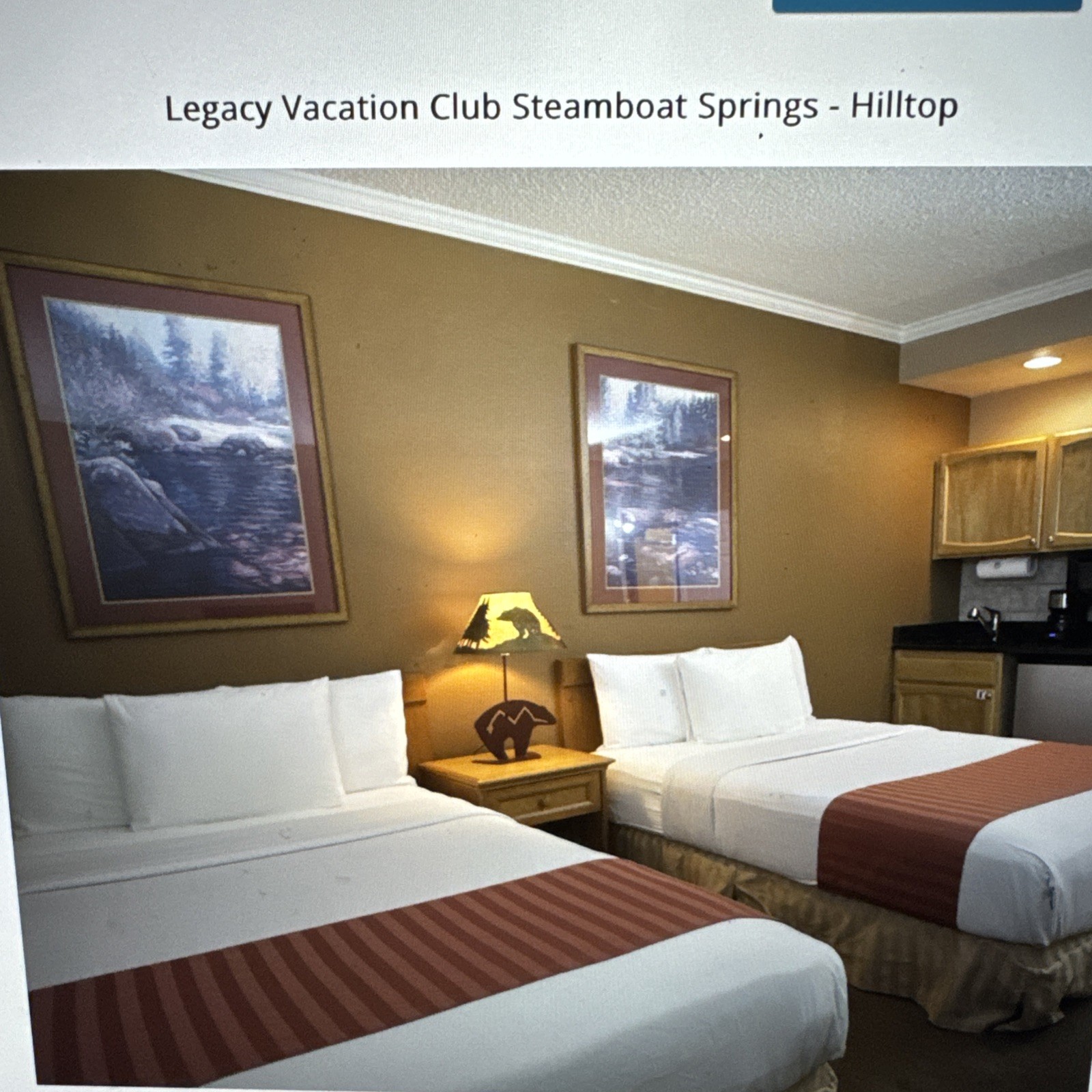 Legacy Vacation Club – Steamboat Springs (Hilltop) 2 BDRM Nov 14-21