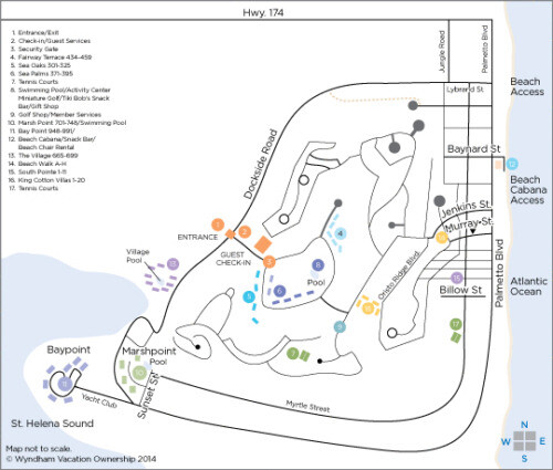 Wyndham Ocean Ridge-Edisto Beach, 8-1 to 8-8,7nt-4 Bed