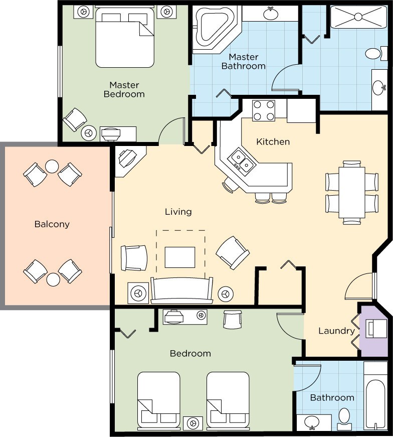 Bonnet Creek Resort near Disney World / 2 bd dlx / 7 nts, August 23- 30