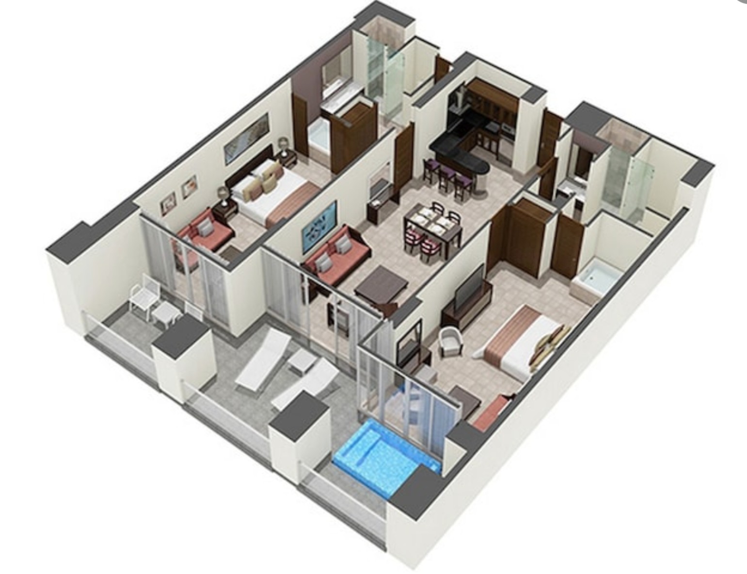 Grand Mayan Riviera Maya | Master, 1BR & 2BR Suites | Message For Flexible Dates