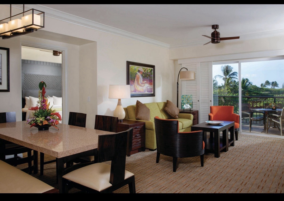 Marriott Waiohai Beach Club Kauai 7 nights rental 8/29-9/5/26 2br/2ba villa