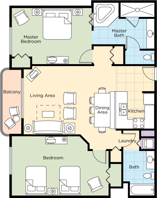 Ocean Walk Resort Daytona Beach FL 2 bdrm Wyndham