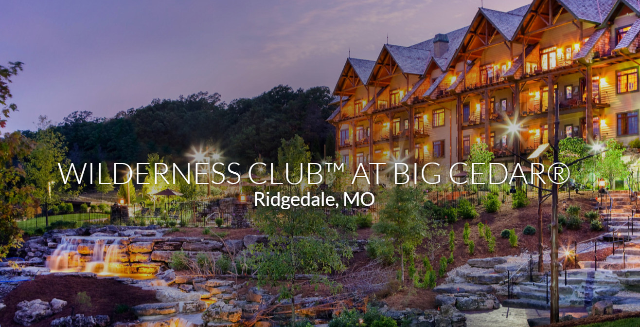 DEC 5-9th (5days/4n) Big Cedar Wilderness STUDIO sleeps up to 4