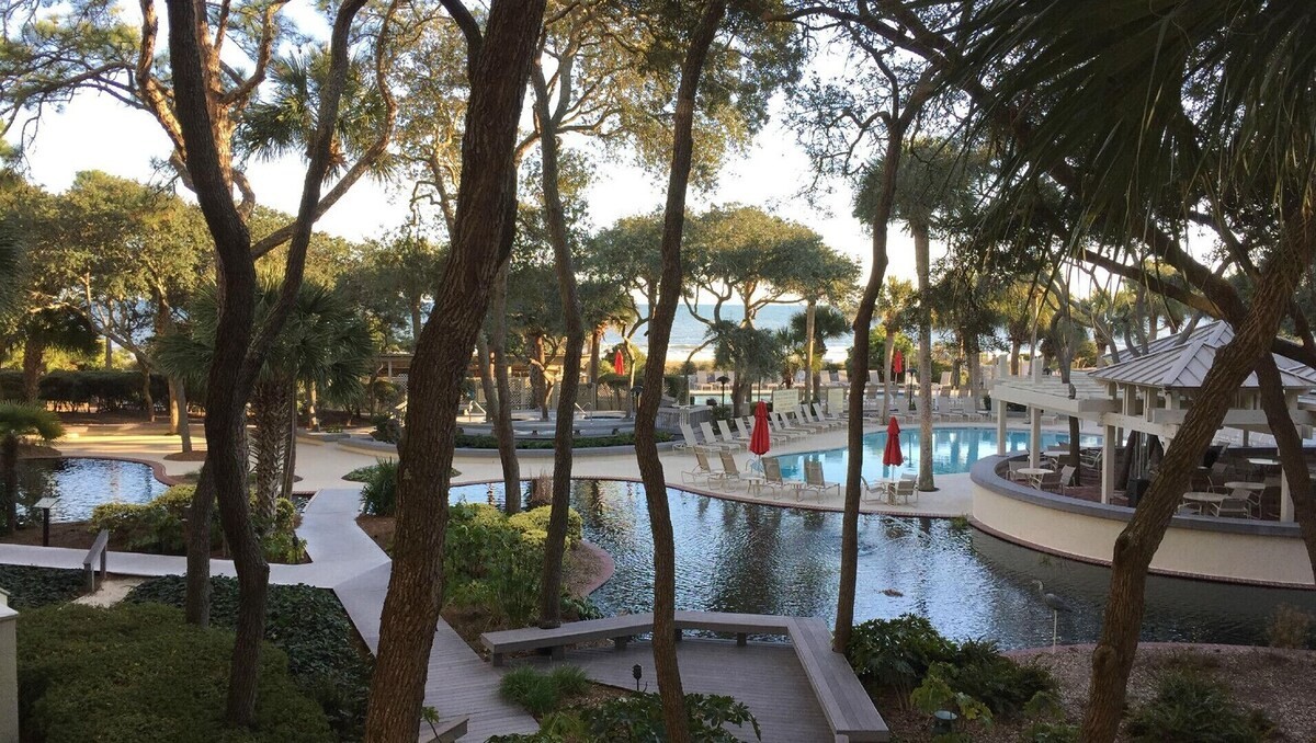 July Beach Week! Marriott Monarch Sea Pines Hilton Head Oceanfront Villa $385/NT