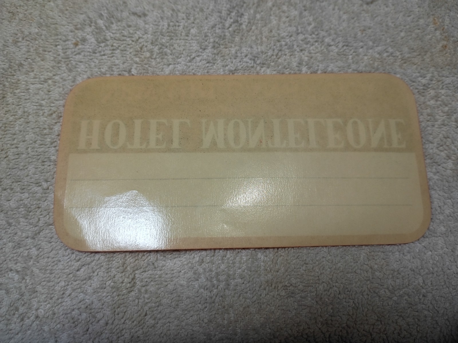 Hotel Monteleone New Orleans LA hotel luggage label decals 6X3″