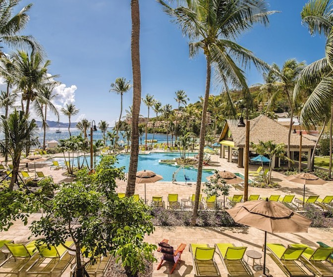 St Thomas Christmas/New Years week Presidential Reserve 1/2 bedrooms Ocean view